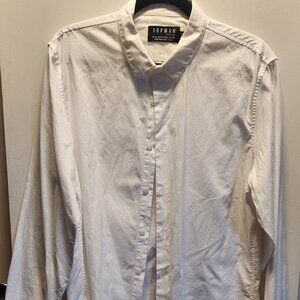 Topman White Button Down Men's Shirt
